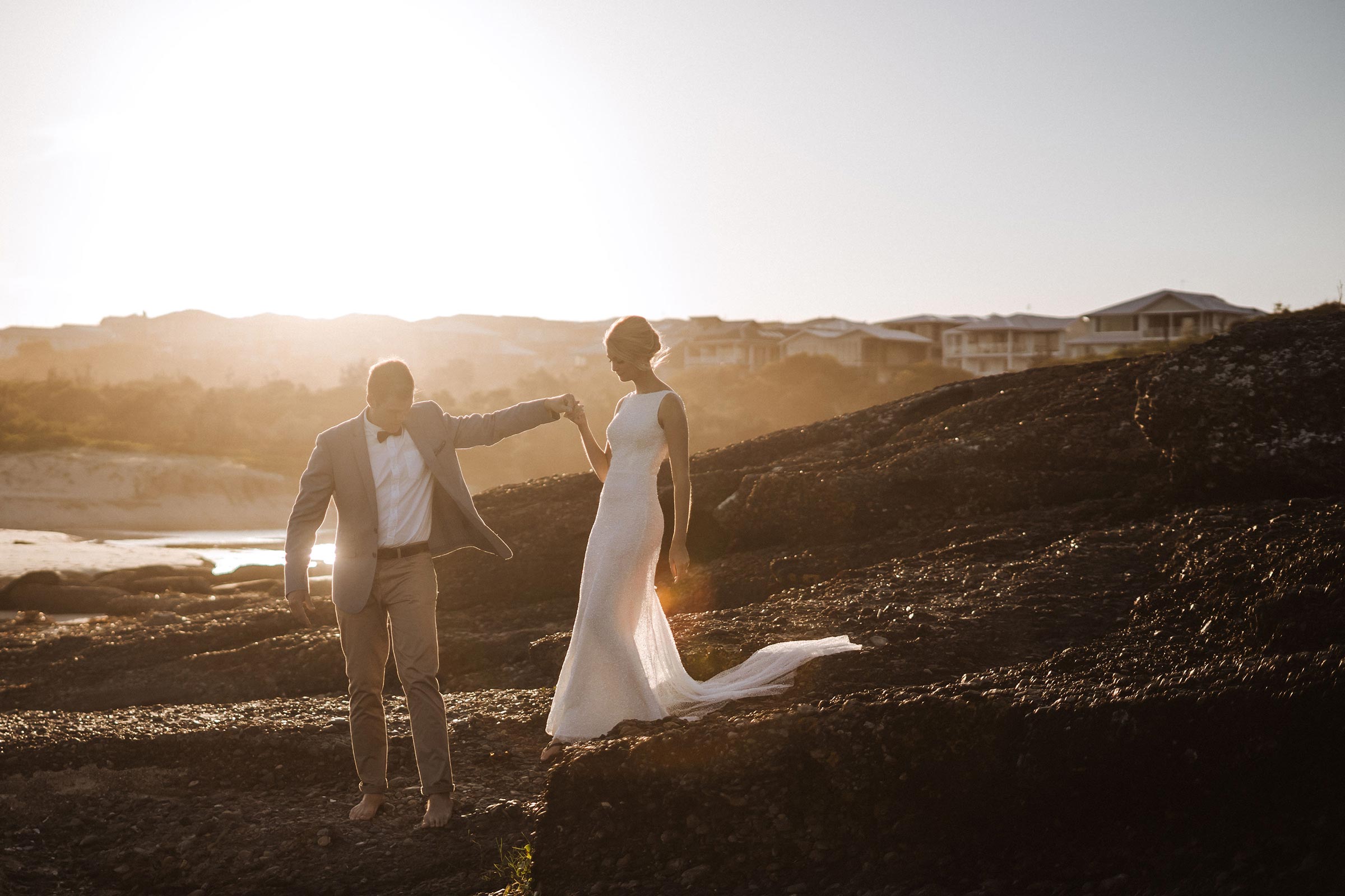 Landscape Wedding Photo