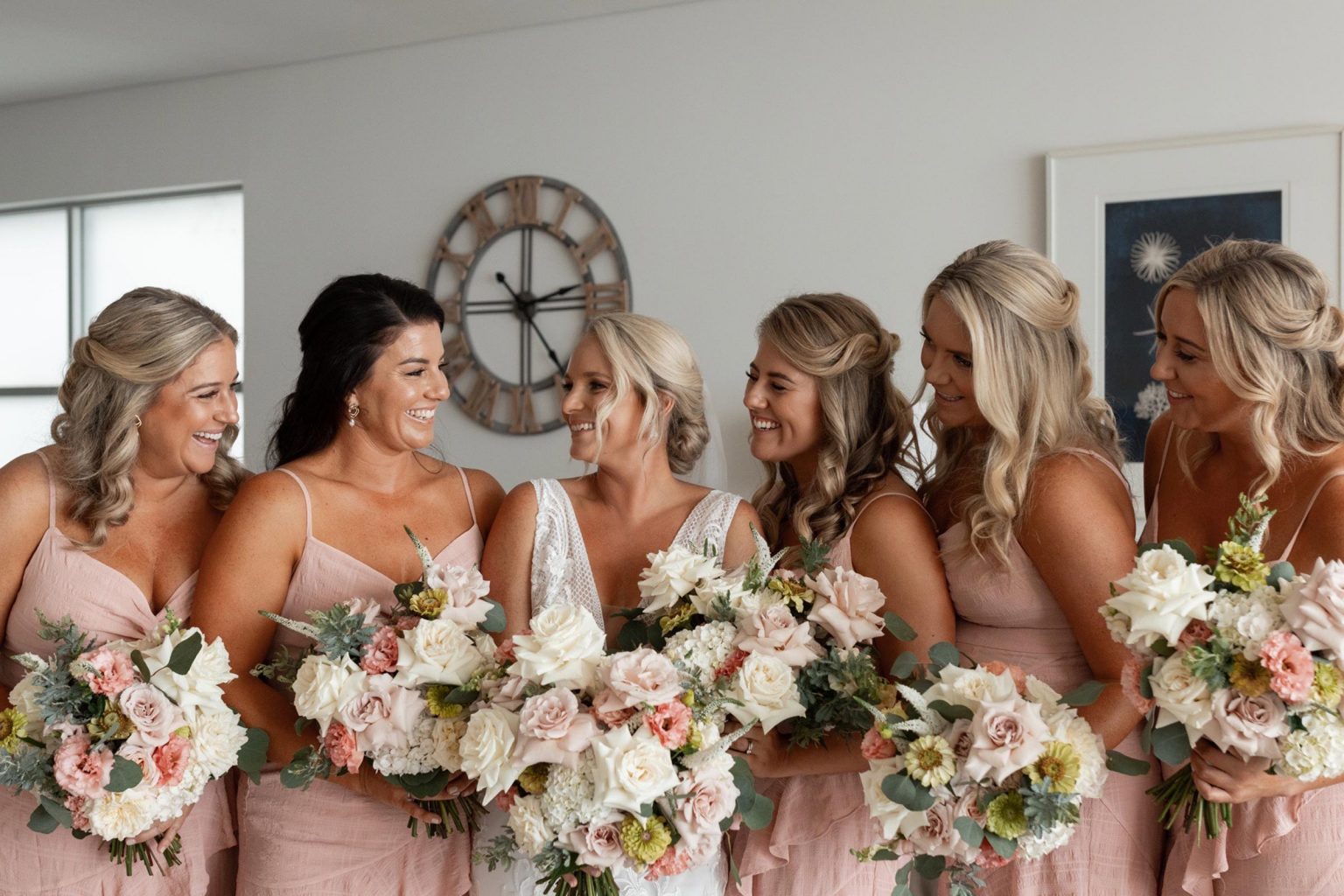 central coast bridal party makeup